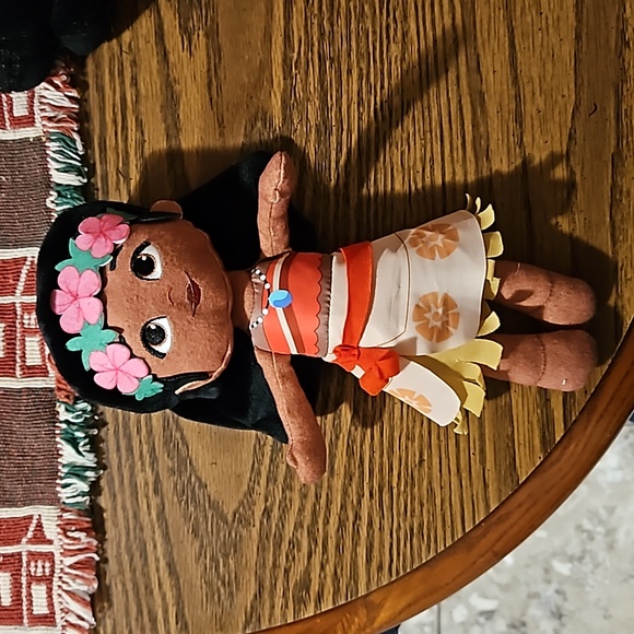 DISNEY Princess So Sweet 12" Princess Moana Plushie w/Brown Hair - Picture 1 of 1